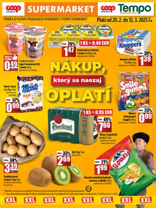 Leták - SUPERMARKETY - XXL špeciál